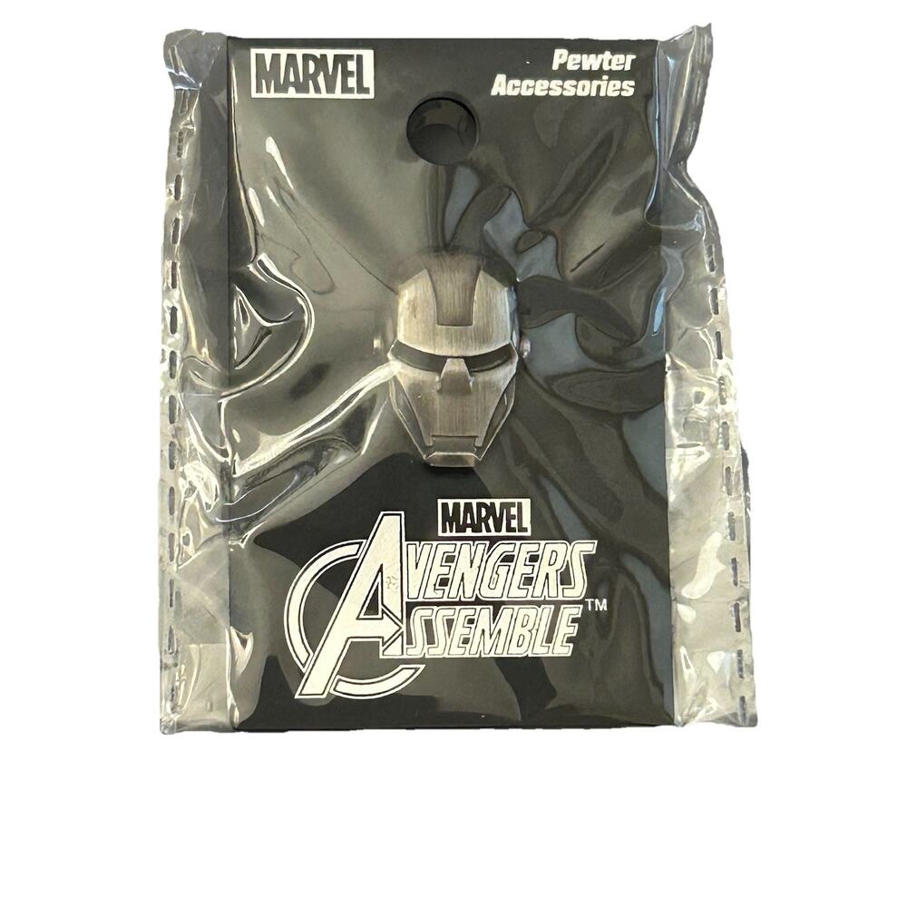 Marvel Comics Iron Man Lapel Pin Avengers Pewter Charm Pin Back NEW